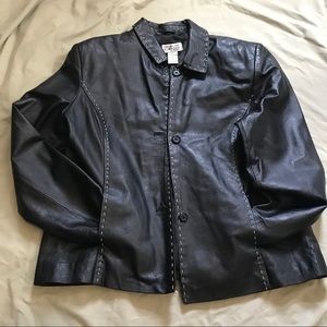 Style & Co Leather Jacket